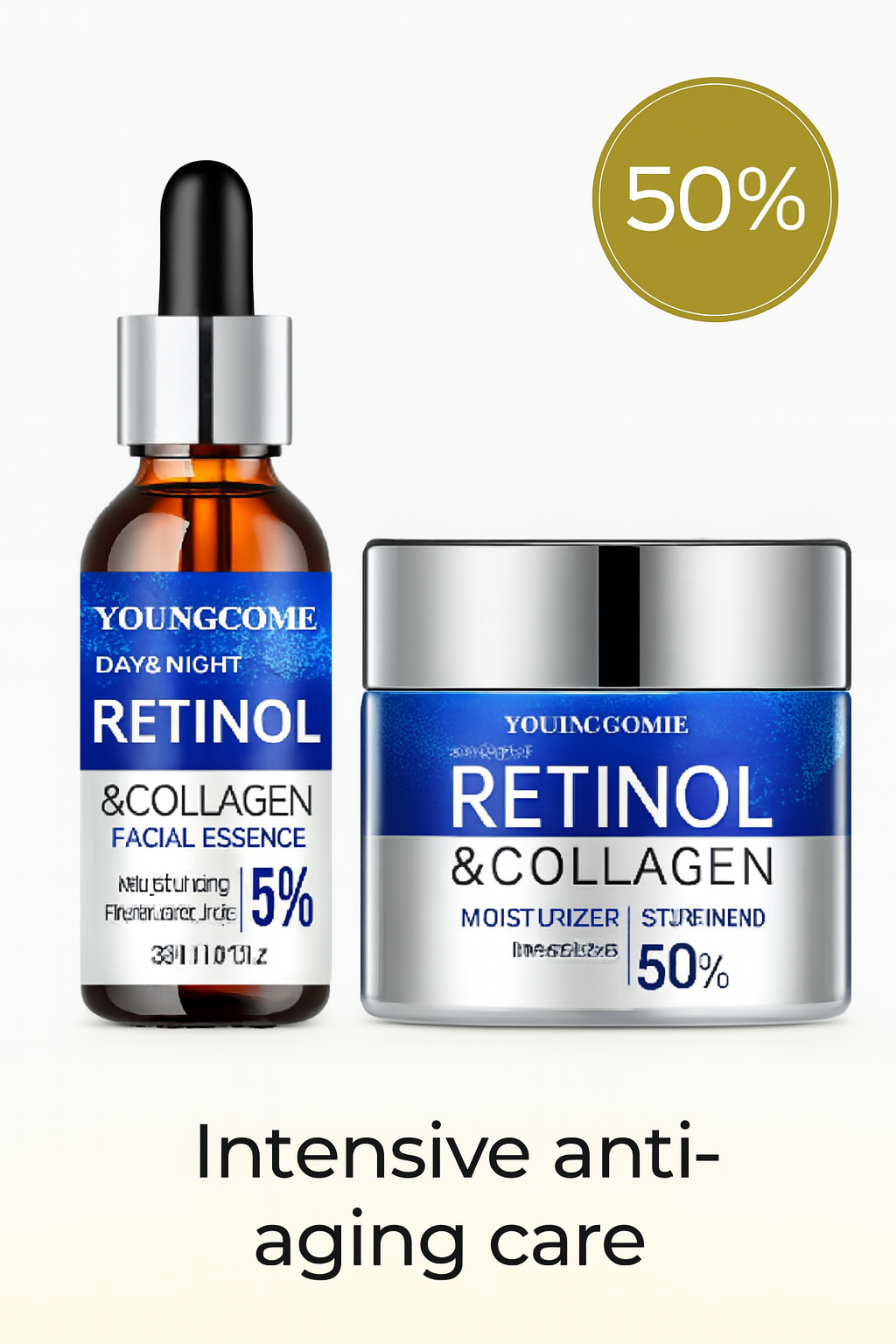 Youthful Glow Retinol & Collagen Cream Serum Set