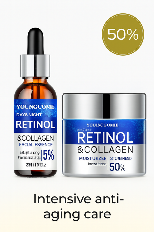 Youthful Glow Retinol & Collagen Cream Serum Set