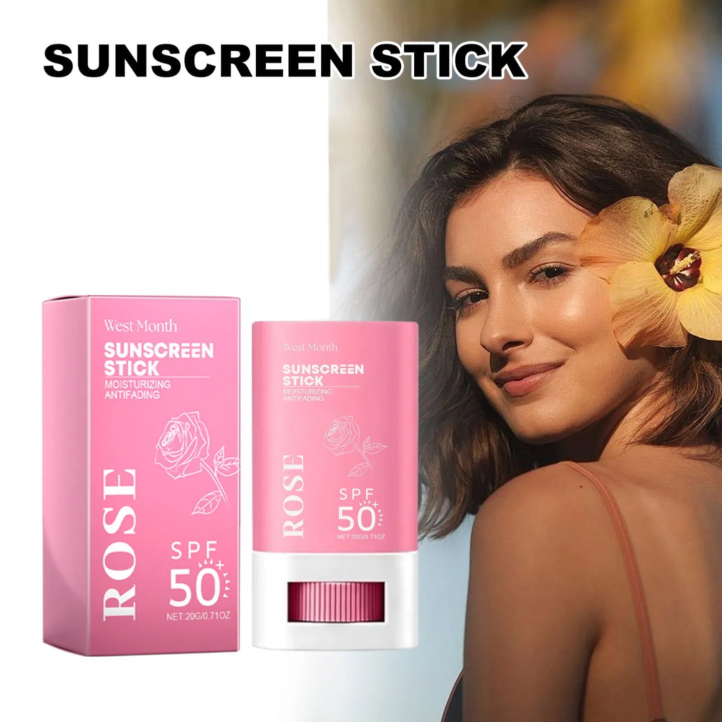 Sunscreen Stick Whitening Sunblock Oil Control Solar Blocker Anti UV Moisturizing Body Sunscreen Lsolation UV Protector Cream